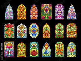 Garden Poster Stained Glass Windows
