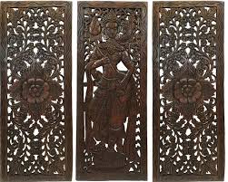 Carved Wooden Wall Decor By Rajasthan