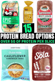 15 best high protein bread options you