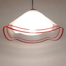 retro murano glass pendant lamp from