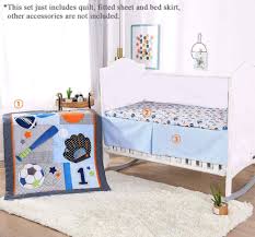 Baby Crib Bedding Set For Boys 3 Pieces