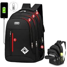 anti theft laptop backpack shool book