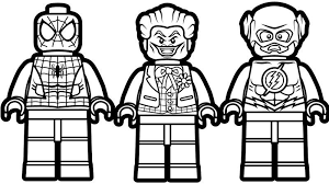 A new printable coloring page of spiderman's minifigure and a car. Lego Spiderman Joker Flash Coloring Pages Lego Coloring Pages Spiderman Coloring Lego Movie Coloring Pages