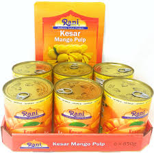 Rani Mango Pulp Puree (Kesar Sweetened) 30oz (1.875lbs) 850g ...