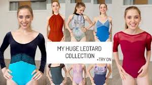 my huge leotard collection try on