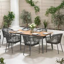 Remis 6 Seater Garden Dining Set