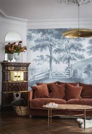 Old English Countryside Mural Vintage