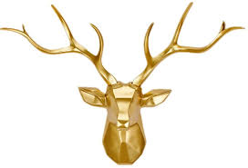 Deer Buck Fake Head Wall Hanging Animal