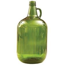 Glass Bottles 4 L Green Jug With Handle