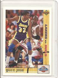 Click on a card detail page to see historic prices and values for all different grades. Amazon Com 1991 92 Upper Deck Basketball Card 34 Magic Vs Jordan Sports Related Trading Cards Sports Outdoors