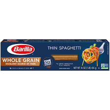 barilla whole grain spaghetti pasta