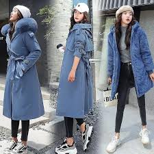 Women Winter Jacket Hooded X Long Thick