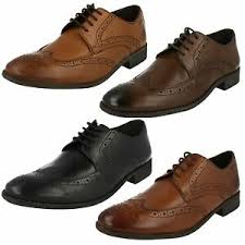 Details About Mens Clarks Chart Limit Leather Smart Lace Up Brogue Shoes G Fitting