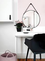blush black dressing room refresh