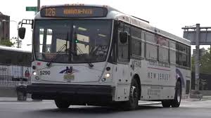 nj transit bus 5290 entering the