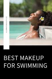 how to wear makeup when swimming