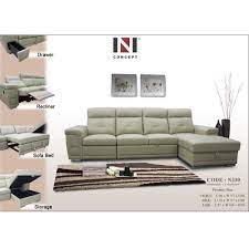 half leather sofa set new tech furniture