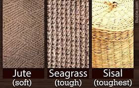 how are jute sisal and seagr rugs