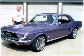 Metallic Purple 1967 Mustang Paint