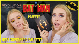 dc x makeup revolution batman palette