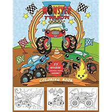 Supercoloring.com is a super fun for all ages: Buy Monster Truck Coloring Book 55 Unique Monster Truck Coloring Pages For Kids Ages 4 8 For Boys Girls Paperback Illustrated September 5 2020 Online In Turkey B08hgppnf6