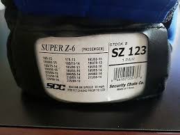Scc Performance Security Chain Company Super Z6 Cable Tire
