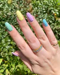 27 cutesy polka dot nail art designs