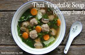 thai vegetable soup gaeng jued