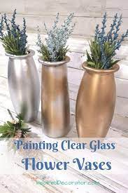 Clear Glass Flower Vases Diy Project