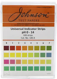 Johnson Ph Strips 0 14 100pc Box