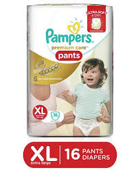 Pampers Extra Large Size Diapers Pants     Count 