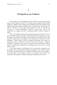  perspectives on violence understanding and preventing violence page 101