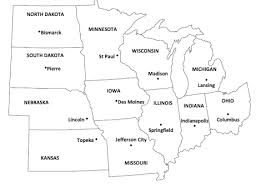 Students Will Have A Map Of The Region That Names States And