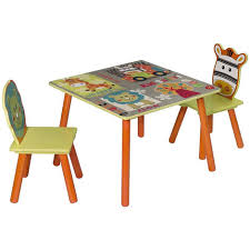 Set besteht aus einem tisch, zwei stühlen und zwei faltbaren aufbewahrungsboxen. Kindertischgruppe Bleistift Bunt B 60 X H 42 X T 39 1 Tisch 2 Stuhle 303990