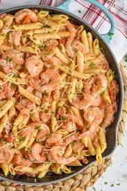 one pot creamy shrimp pasta simple joy