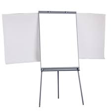 Tripod Double Sides Flipchart Whiteboard With Retractable