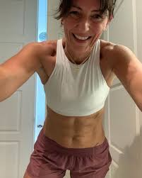 Davina mccall stays classy and sophisticated. Davina Mccall 52 Strips To Teeny Crop Top To Show Off Workout Results Daily Star