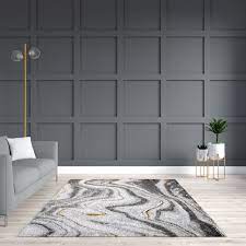 what color rug goes with gray walls