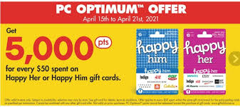 The happy home card is the perfect gift for housewarmings, birthdays, anniversaries, holidays and just because.. Loblaws Rcss No Frills Get 5 000 Pco Points For Every 50 Spent On Happy Her Or Happy Him Gift Cards April 15 21 Redflagdeals Com Forums