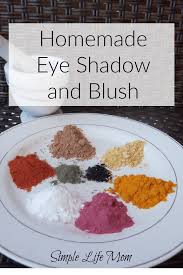 homemade eye shadow and blush simple