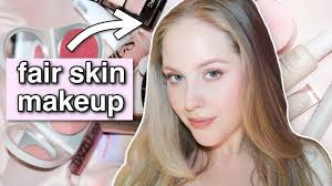 how to perfect fair skin makeup for