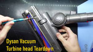 dyson vacuum turbine head teardown and