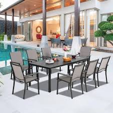 Adjustable Patio Dining Table