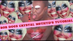 bob follows crystal methyd s makeup