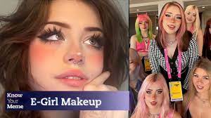 pink nose e makeup