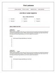 Blank Resume Templates Barraques Org