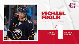 Terms were not released, but multiple media outlets reported it to be five years with an average annual value of. Canadiens Agree To Terms On A One Year Contract With Michael Frolik