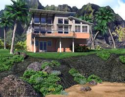 Coastal Style House Plan 1774 The Waimea