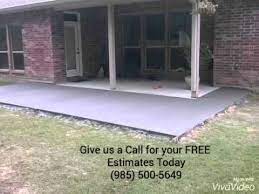 Concrete Patio Extension You