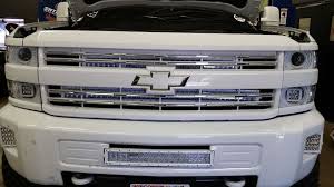 30 Inch Led Light Bar Behind Grille Bracket 2015 Chevrolet Silverado 2500 Hd Custom Offsets